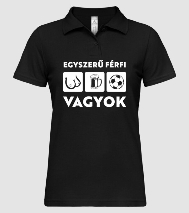  minta fekete pólón