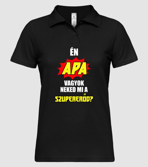  minta fekete pólón