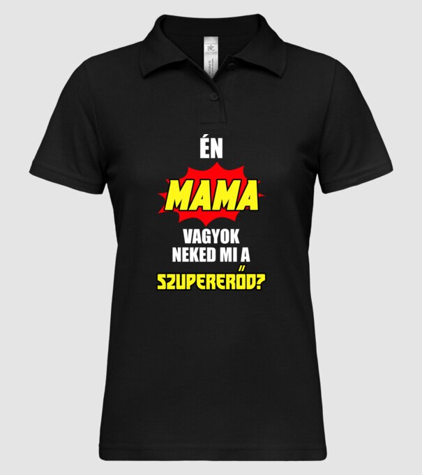  minta fekete pólón