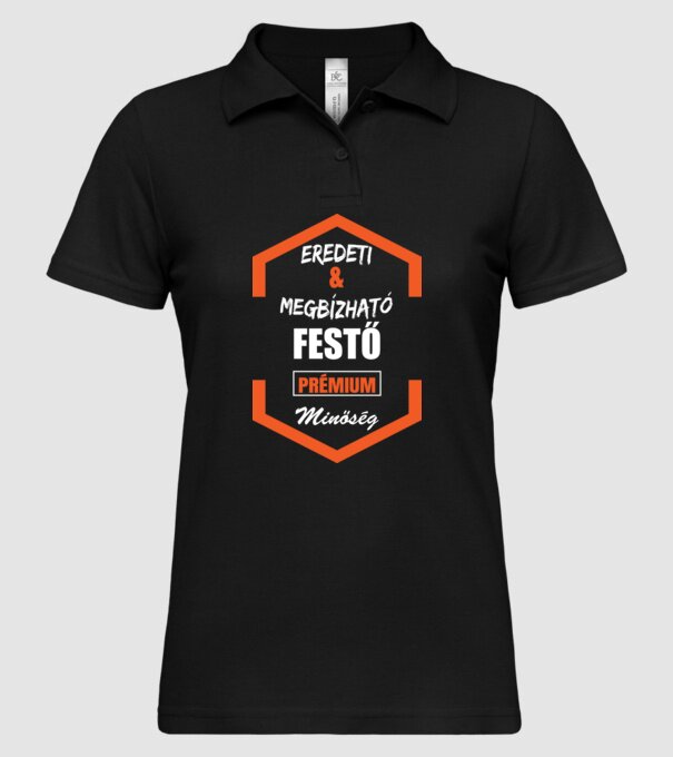  minta fekete pólón
