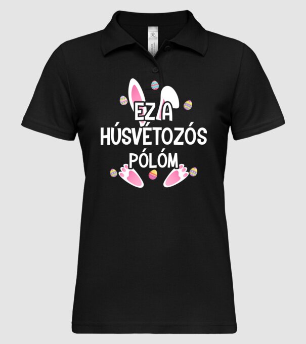  minta fekete pólón
