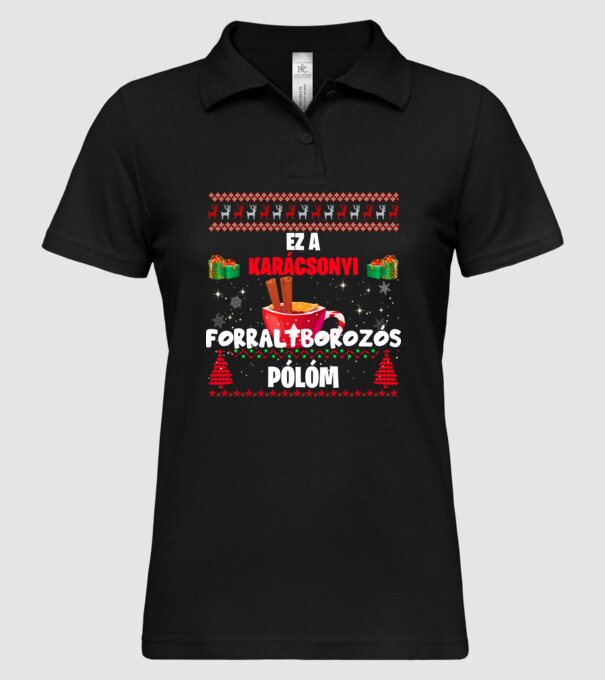  minta fekete pólón