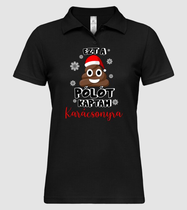  minta fekete pólón