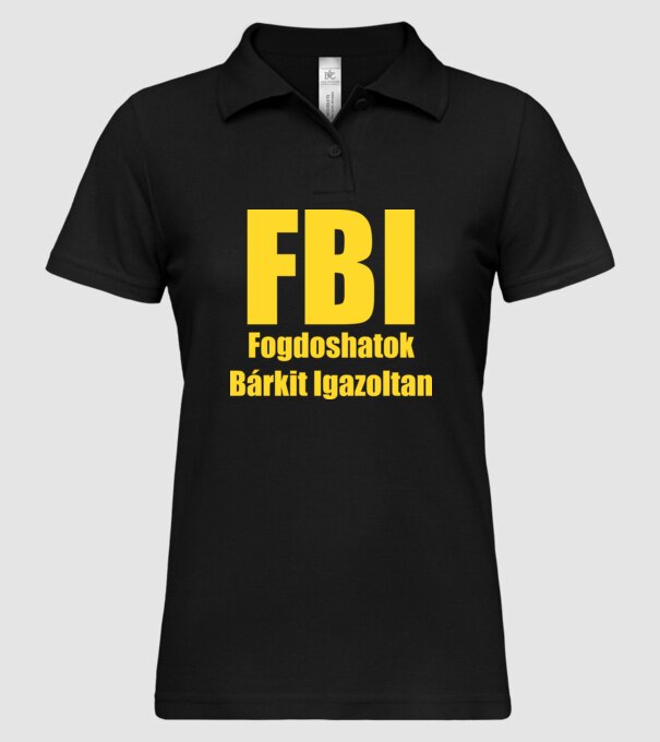  minta fekete pólón