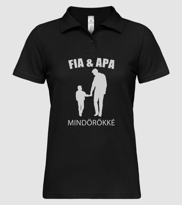  minta fekete pólón