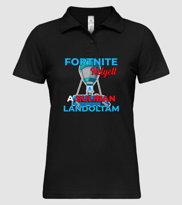  minta fekete pólón