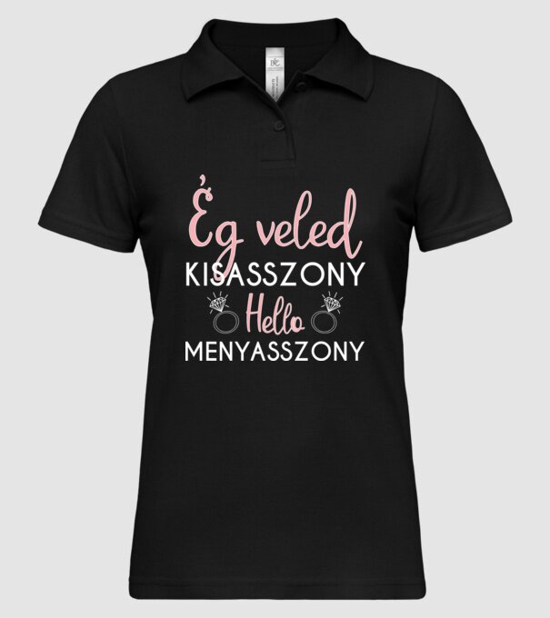  minta fekete pólón