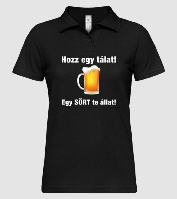  minta fekete pólón