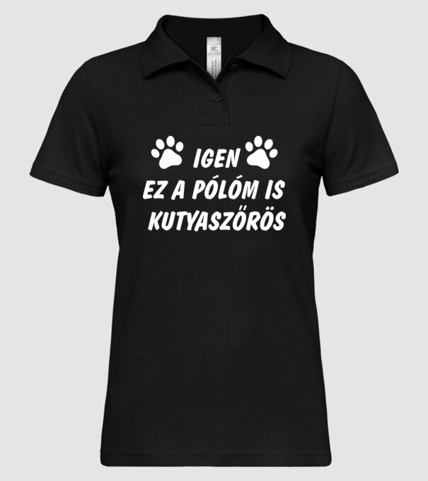  minta fekete pólón