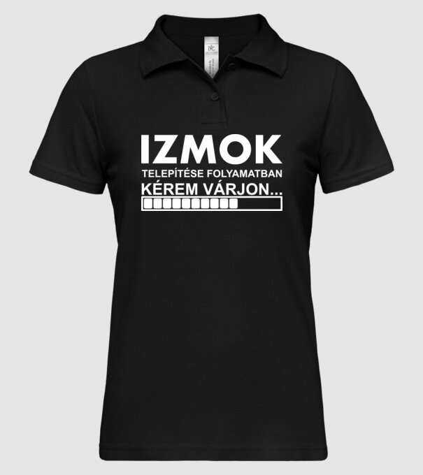  minta fekete pólón