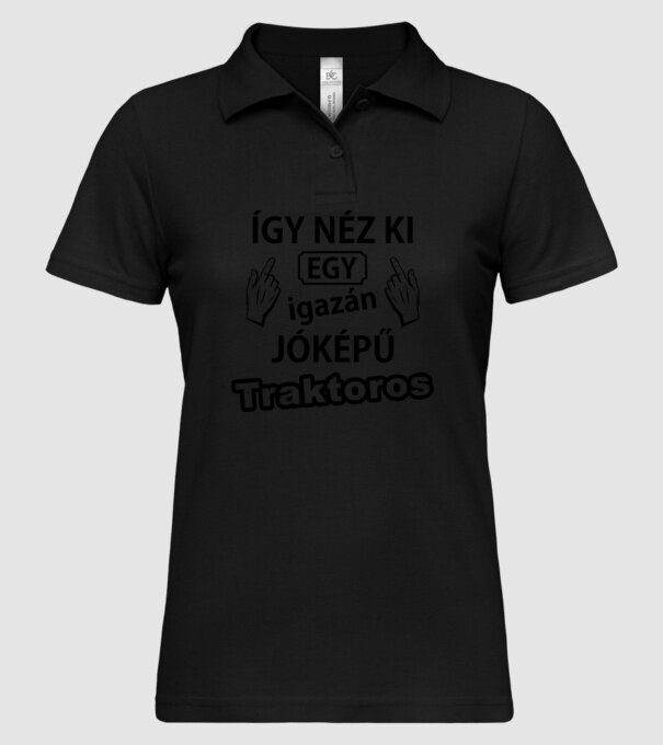  minta fekete pólón