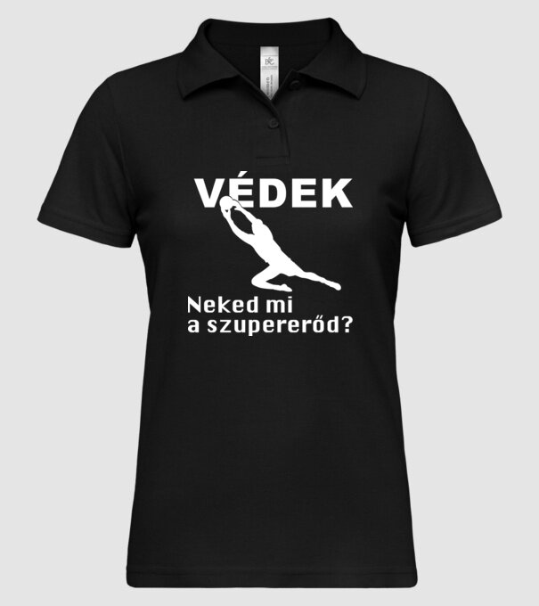  minta fekete pólón