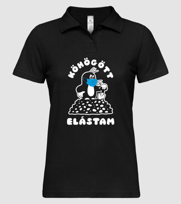  minta fekete pólón