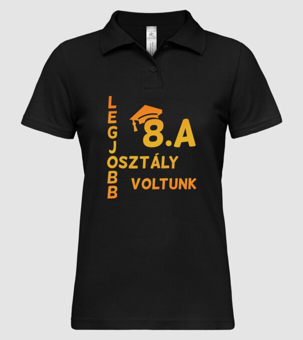  minta fekete pólón