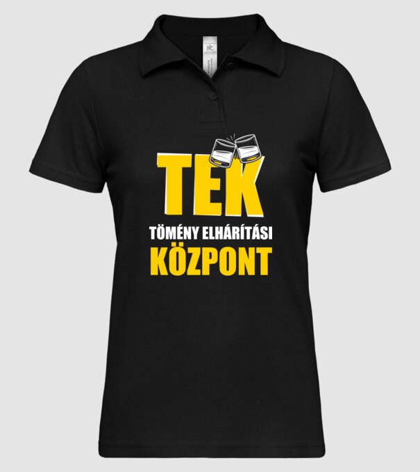  minta fekete pólón