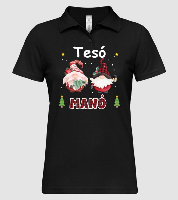  minta fekete pólón