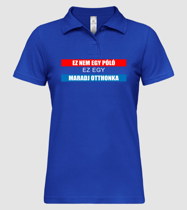  minta királykék pólón
