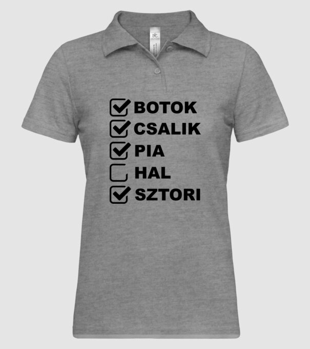  minta szürke pólón