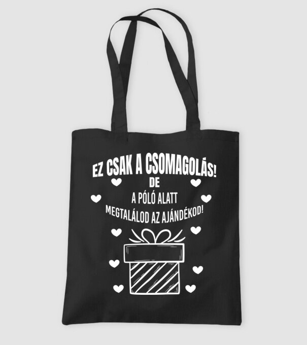  minta fekete pólón