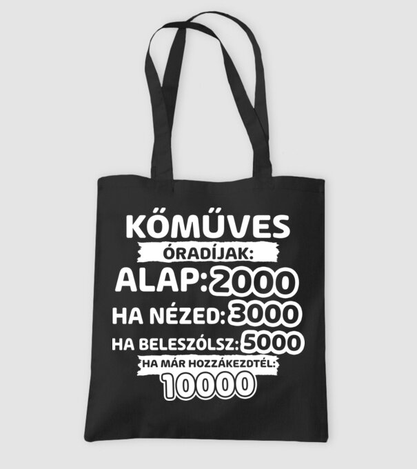  minta fekete pólón