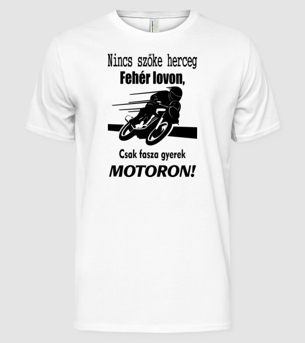  minta fehér pólón