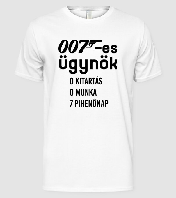  minta fehér pólón