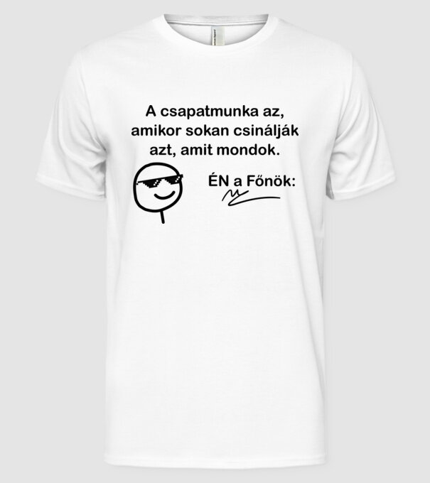  minta fehér pólón