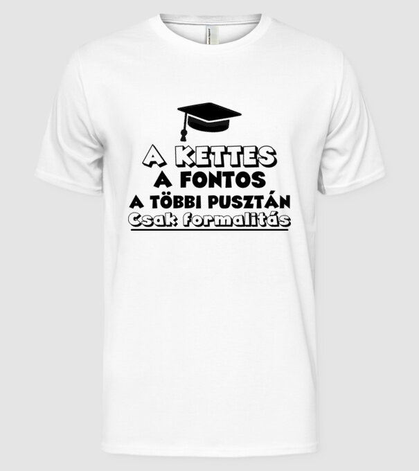  minta fehér pólón