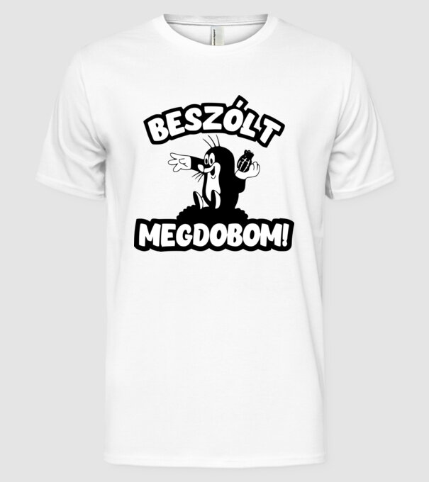  minta fehér pólón