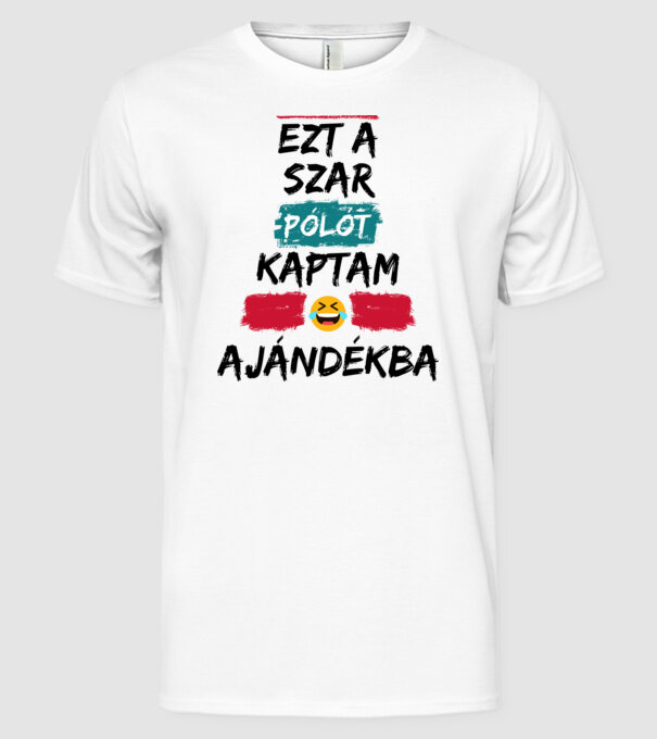  minta fehér pólón