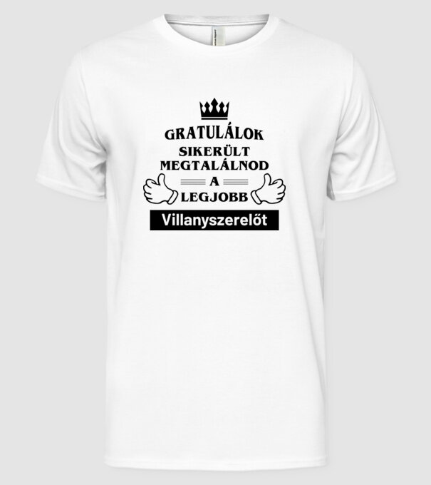  minta fehér pólón