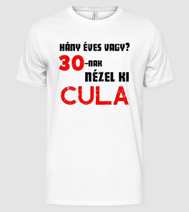  minta fehér pólón