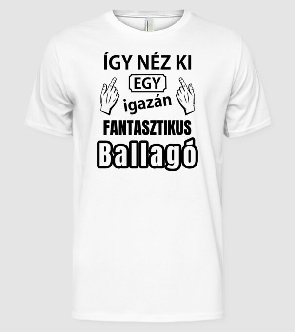  minta fehér pólón