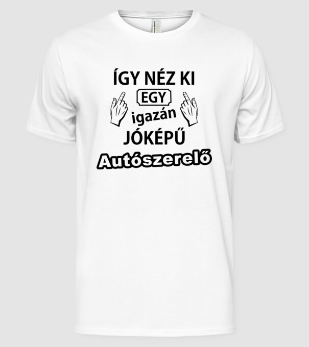  minta fehér pólón