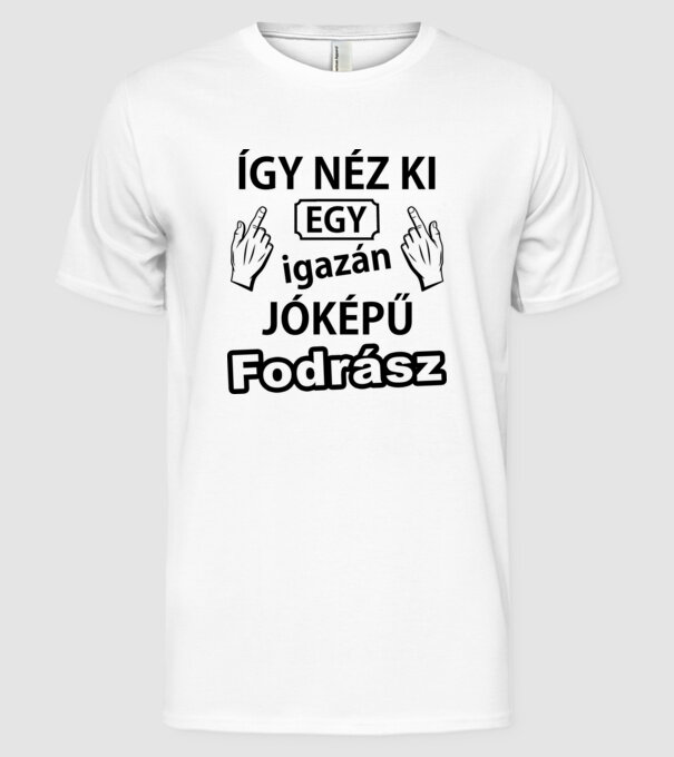  minta fehér pólón