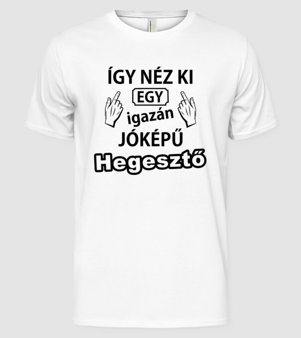  minta fehér pólón
