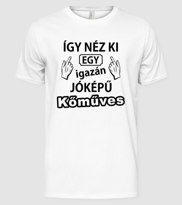  minta fehér pólón