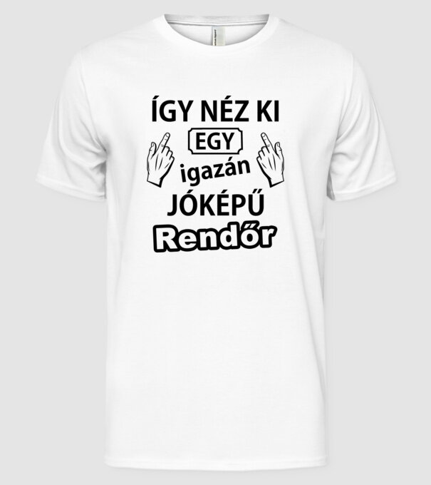  minta fehér pólón