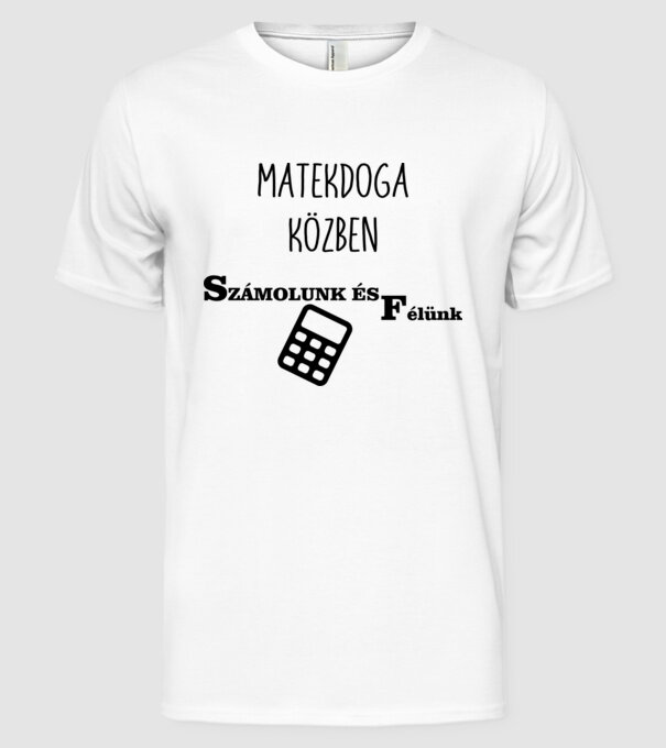  minta fehér pólón