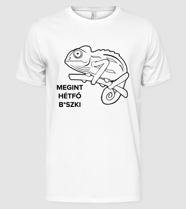  minta fehér pólón