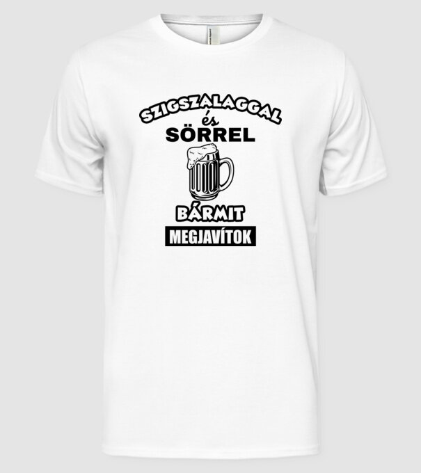  minta fehér pólón