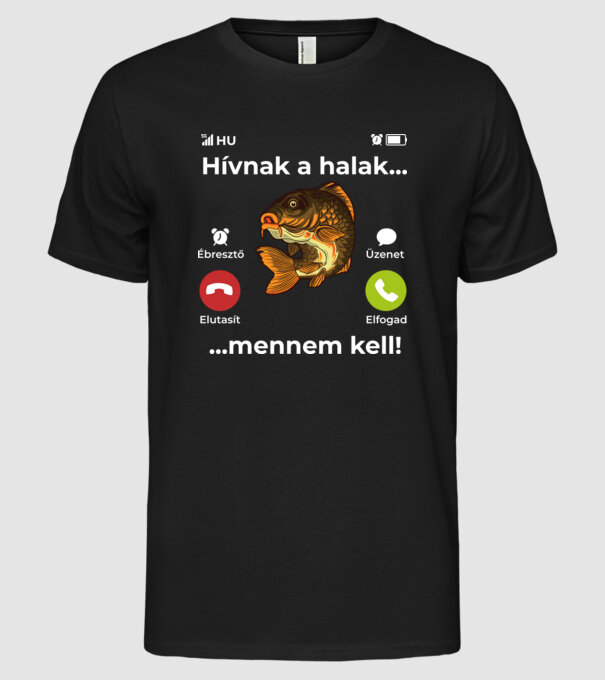  minta fekete pólón