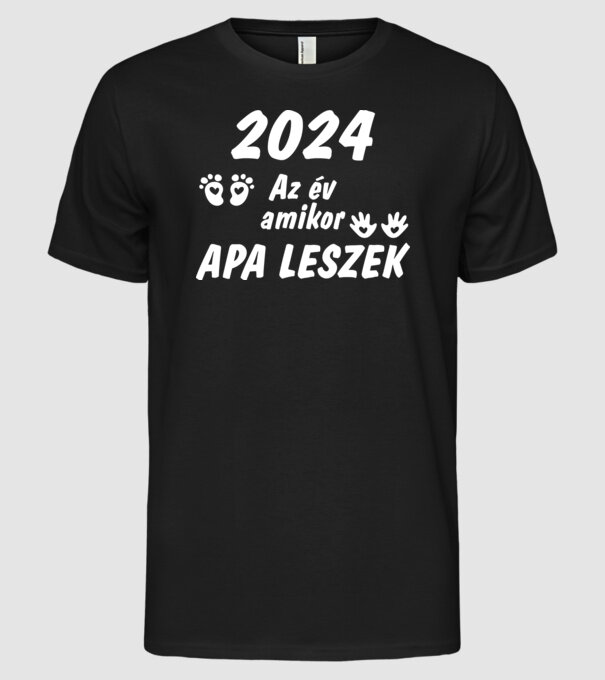  minta fekete pólón