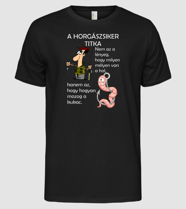  minta fekete pólón