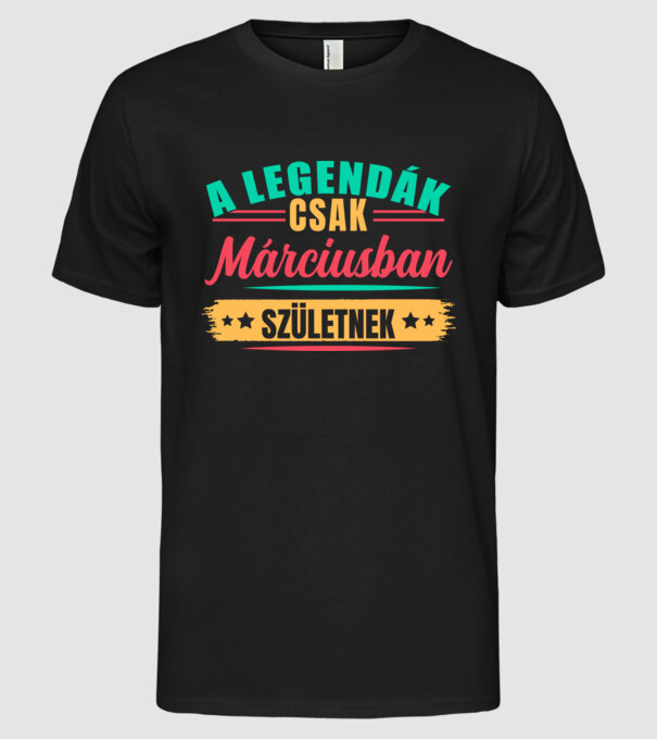  minta fekete pólón