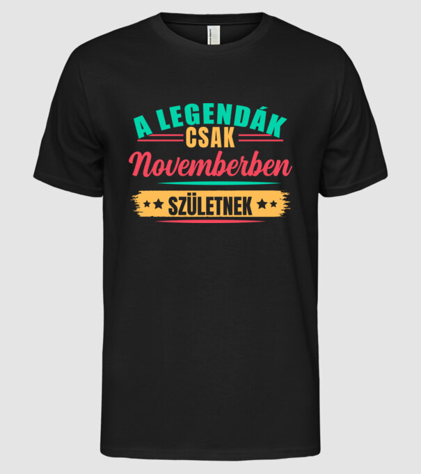  minta fekete pólón