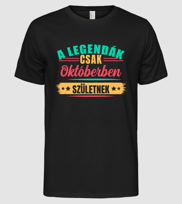  minta fekete pólón