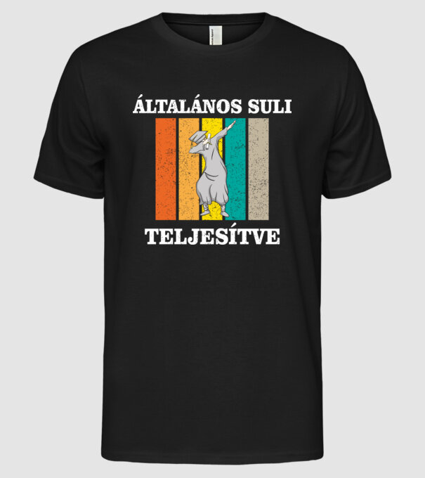  minta fekete pólón