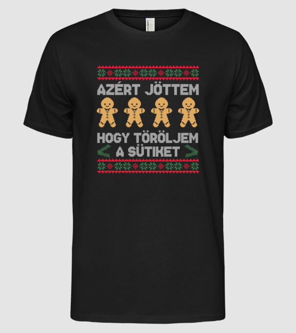  minta fekete pólón