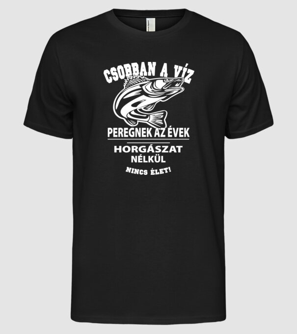  minta fekete pólón